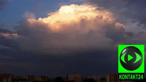 Cumulonimbus nad Bydgoszczą sfotografowany przez Reportera 24