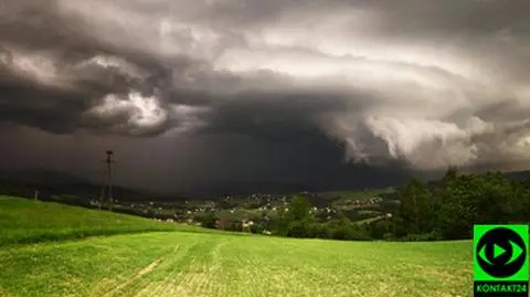 Znowu grzmi. Burze mają pojawiać się również w nocy