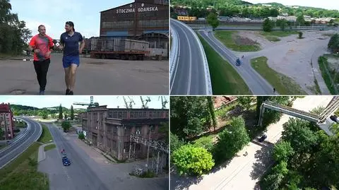 Biegiem z "Glebą" po Stoczni Gdańskiej. "My nie odpuszczamy"