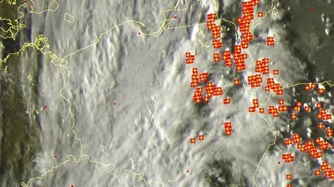 Burze wędrują po Polsce. Grzmi m.in. na Podlasiu