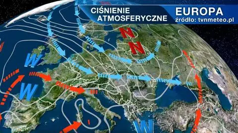 Ciśnienie atmosferyczne nad Europą