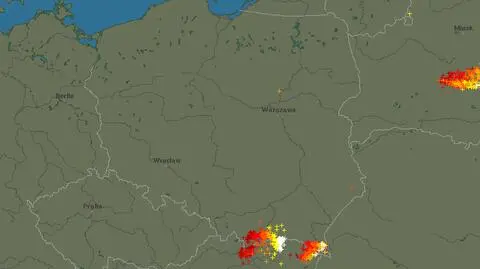Burze słabną. Grzmi jedynie na południu