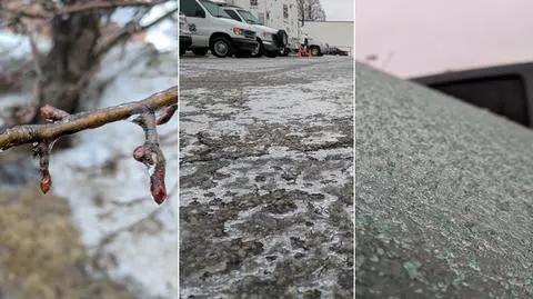 "Burza lodowa" w Stanach Zjednoczonych. Najpierw deszcz, później lód