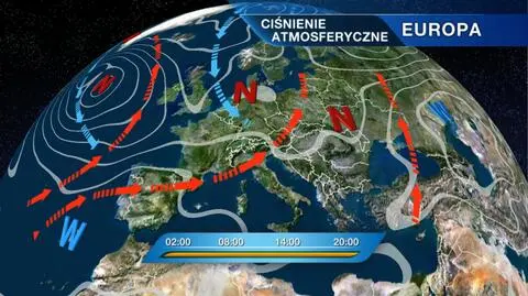 Ciśnienie atmosferyczne w Europie