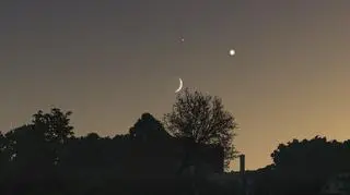 Koniunkcja Jowisza, Wenus i Księżyca