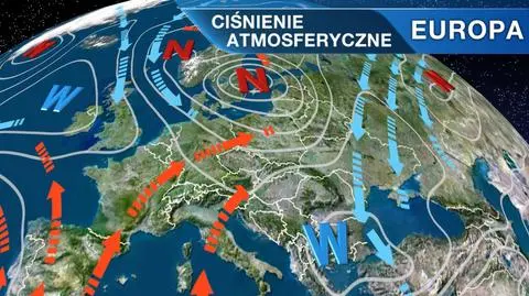 Sytuacja baryczna nad Europą