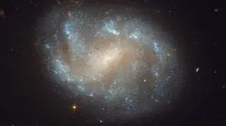 NGC 1483. W tle inne galaktyki