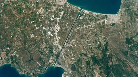 Przesmyk jak przecięty nożem. Znana atrakcja z niecodziennej perspektywy