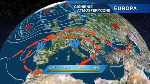 Ciśnienie atmosferyczne nad Europą