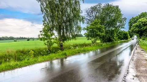 Większość kraju z opadami deszczu