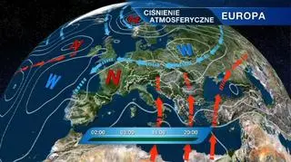 W ciągu najbliższej doby ciśnienie będzie spadać