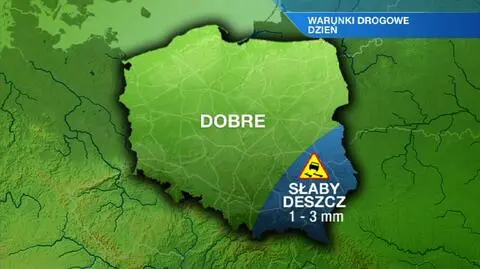 Dobre warunki w prawie całym kraju