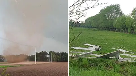 "Tak się przeraziłam, że kazałam się dzieciom schować pod stół". Potężna wichura w Wielkopolsce