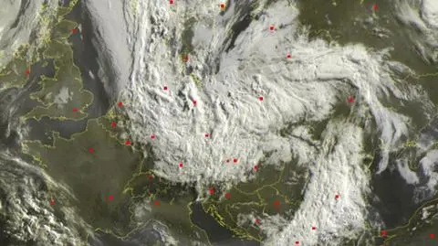 Fala deszczów dotarła na południe