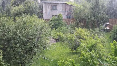 Deszcz i grad
