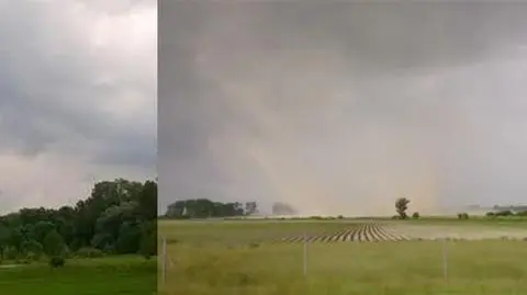 Zalążki trąby powietrznej