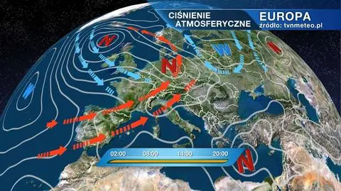 Masy powietrza nad Europą