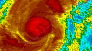 Hudhud na obrazie radarowym