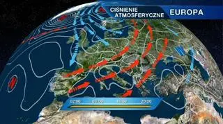 Zimna, wilgotna masa pełznie na wschód