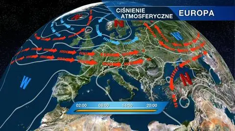 Ciśnienie atmosferyczne nad Europą