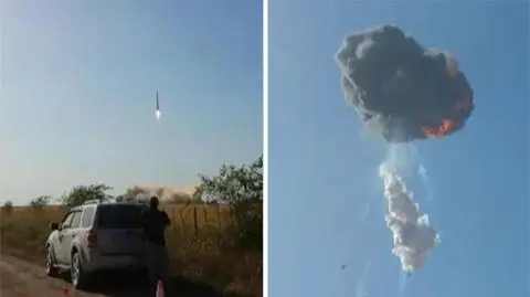 Eksplozja rakiety tuż po starcie. Włączyli system autodestrukcji