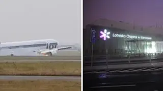 W czasie lądowania panowały dobre warunki. Potem się zepsuły