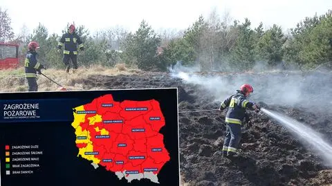 Brak deszczu sprzyja pożarom