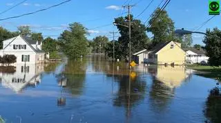 Powodzie w Manville w stanie New Jersey - zdjęcia z 2 września