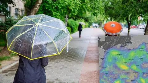 Lokalnie popada deszcz i zagrzmi