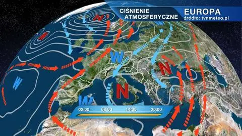 Ciśnienie atmosferyczne nad Europą