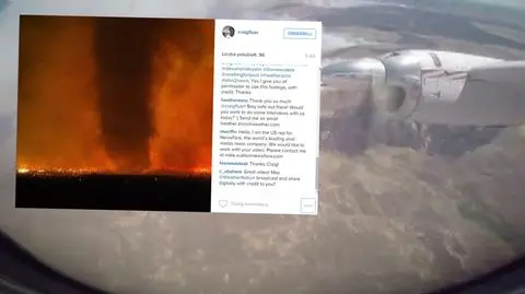Ogniste tornado szalało nad Idaho
