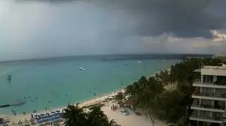 Trąba wodna w Meksyku