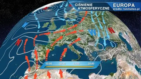 Ciśnienie atmosferyczne w Europie
