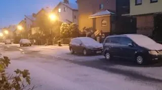 Śnieżny poranek we Władysławowie