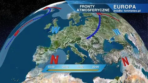 Fronty atmosferyczne nad Europą