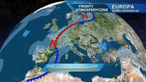 Fronty atmosferyczne nad Europą