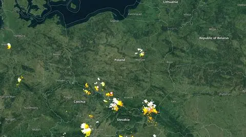 Wyładowania atmosferyczne nad Polską