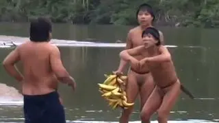 Plemiona Indian z desczowych lasów Amazonii migrują przez działalność grup narkotykowch