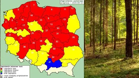 Wciąż istnieje wysokie ryzyko pożarowe