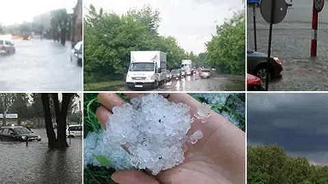 Skutki środowych nawałnic w Polsce 