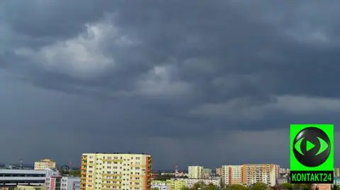 Wieczorna burza nad Bydgoszczą