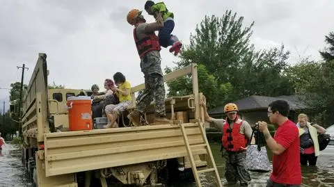 Relacja Polki z zalanego Houston: schroniliśmy się u znajomych, mieszkamy u nich do dziś 