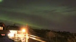 Zorza polarna w Bergen