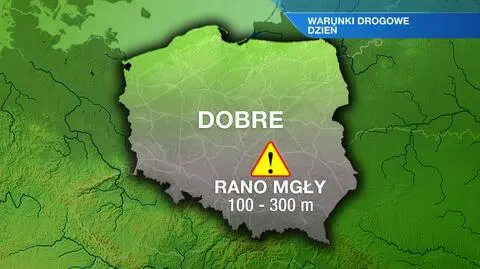 pogoda będzie sprzyjać piątkowym podróżom