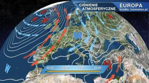 Ciśnienie atmosferyczne w Europie