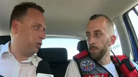 20 minut w rozgrzanym samochodzie. Temperatura rośnie ekspresowo
