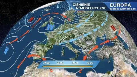Ciśnienie atmosferyczne nad Europą