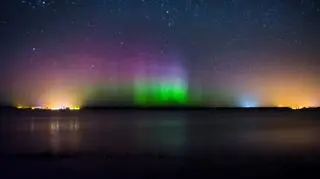 Zorza polarna w woj. zachodniopomorskim