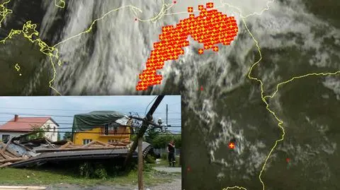 Burzowy czwartek w Polsce. Nawałnice na wschodzie