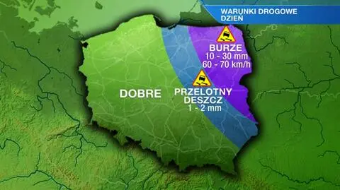 Suche drogi na zachodzie i południu